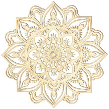Arte de Pared de Metal, Decoración Marroquí, Que Combina Diseño Indio y Mandala, para Sala de Estar y Decoración de Interiores