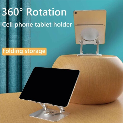 Suporte de Resfriamento Dobrável com Rotação de 360  e Altura Ajustável para Tablet de 4 A 13 Polegadas 2