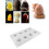 4X Easter Egg Silicone Mold Eight Holes Three-Dimensional Egg Shape Plaster Mold DIY Handmade Home Decoration for Easter 3