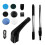 Electric Cleaning Scrubber Cordless Powerful Scrub Brush with Adjustable Extension Long Handle Replaceable Brush Heads B 1