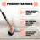 Electric Cleaning Scrubber Cordless Powerful Scrub Brush with Adjustable Extension Long Handle Replaceable Brush Heads A 5