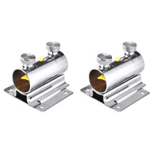 2X Parasol Balcony Bracket Stainless Steel Adjustable Umbrella Stand Wall Mounted Fishing Box Umbrella Holder