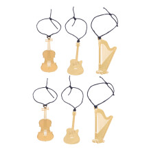 6St Metalen Muziekinstrument Boekenleggers Geschenken Voor Lezers