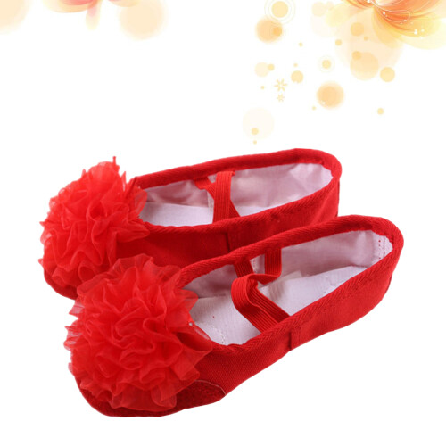 1Paar Kinder Balletschoenen Met Antislipzool En Elastische Band 2