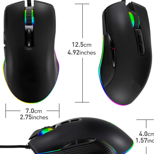 1Computer Gamer Type-C USB Met 4 Rgb Modus En 7 Knoppen 1