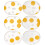6St Drum Mute Mat Dempers Silicium Gel Pads Voor Percussie 1