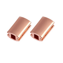2St Kralen in Roségoud Voor DIY Armband En Sieraden Projecten