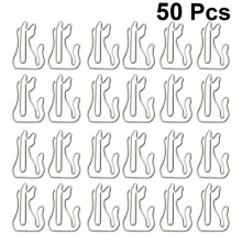 50St Decoratieve Zilveren Paper Clips Voor Thuis En Werk