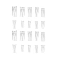 500St Nagelstickers Transparant Professioneel Nagelkunst Accessoire