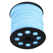 1Rol Blue Faux Suede Voor DIY Sieraden En Accessoires