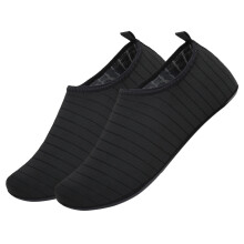 1Paar Comfortabele Zwarte Dansschoenen Met Elastische Veter
