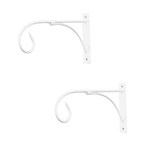 2St Flowerpot Hanging Hook Wit, Haak Voor En