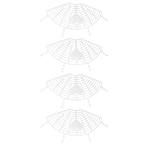 2Sets Fietsaccessoires Kinderbescherming Stevig Wit Mesh Net