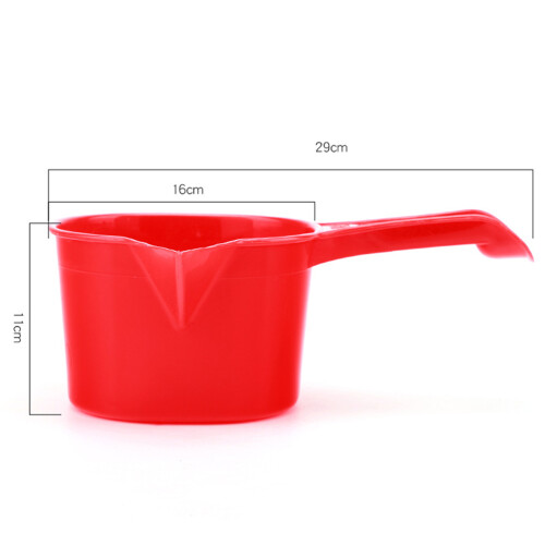 Ladle Voor Thuis, Stevig Plastic Met Rood Handvat 1