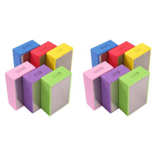 12PCS Diamond Hand Polishing Pads,60/100/200/400/600/1000 Diamond Sanding Pads Tile Tools Polishing Pad Sanding Block