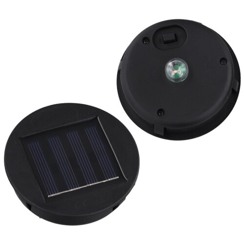 8 Pack Solar Lights Replacement Top Solar Panel Lantern Lid Lights , Lantern Light Replacement , Garden Patio Decor