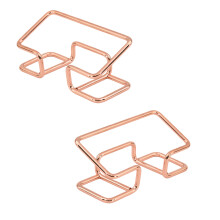 Stylový designový držák na vizitky, železný odolný minimalistický design, stolní organizér, stojan na jmenovky, stojan pro kancelář,