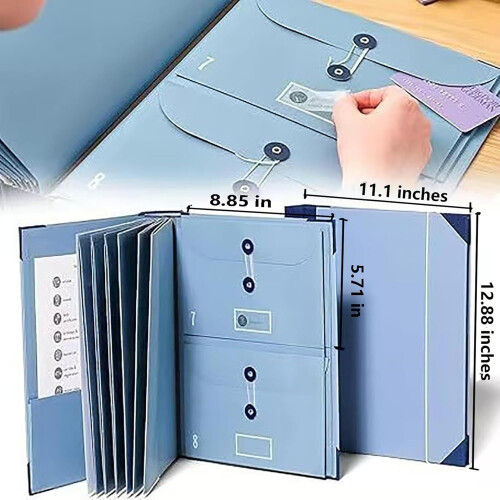 Folio Document Organizer, If I Die Binder  Veleron Life Organizer for Important Papers 2