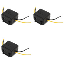 3X Car Power Filter 12V Stereo Power Supply Filter Audio Noise Reducer, for Equalizers Amplifiers