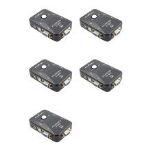 5X KVM 2 Port VGA USB 2.0 KVM Mouse Switcher Keyboard 1920X1080 Box Sharing Vga Splitter