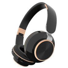Casque Bluetooth pliable sans fil, écouteurs de sport à fixation sur la tête avec son stéréo