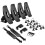 1Set Zwarte Paddle Bracket Voor Opblaasboot En Kayak Stevig 2