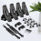 1Set Zwarte Paddle Bracket Voor Opblaasboot En Kayak Stevig 3