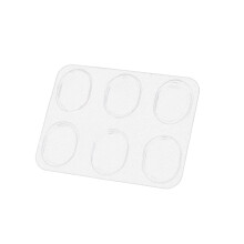 6St Zelfklevende Silicone Drum Demper Pads Transparant En Herbruikbaar