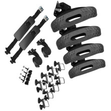 1Set Zwarte Paddle Bracket Voor Opblaasboot En Kayak Stevig
