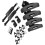1Set Zwarte Paddle Bracket Voor Opblaasboot En Kayak Stevig 1