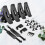 1Set Zwarte Paddle Bracket Voor Opblaasboot En Kayak Stevig 7