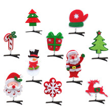 10St Kerst Haarclips Voor Assorti Kleuren Schattige Barrettes