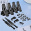 1Set Zwarte Paddle Bracket Voor Opblaasboot En Kayak Stevig 5