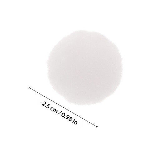 500St Elastische Polyester Plucheballen Voor Kinderen DIY Speelgoed 1