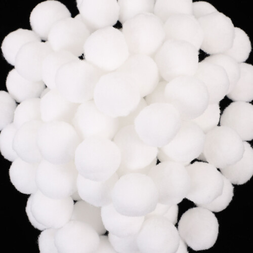 500St Elastische Polyester Plucheballen Voor Kinderen DIY Speelgoed 2