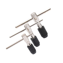 3St T-Type Tap Wrench Met Ratel, Voor Metaalbewerking