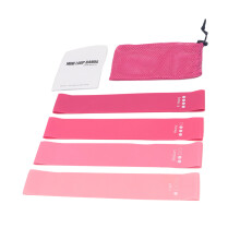 4St Elastische Oefenbanden Voor Krachttraining En Yoga Roze