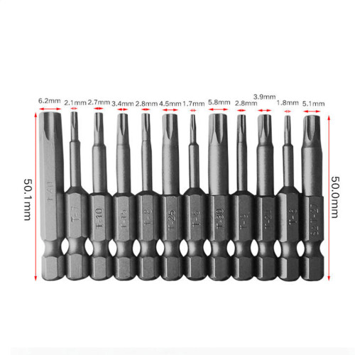 12St Kleurige Bit Set Voor Hand- En Gebruik 1