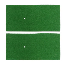 2St Compacte Indoor Golfmatten Rubber Onderlaag