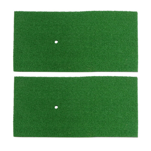 2St Compacte Indoor Golfmatten Rubber Onderlaag