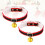 2St Comfortabele Rood Halsband Met Hond En Kat 7