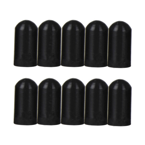10St Silicone Drumstick Tip Zwart Oefenbeschermers 1