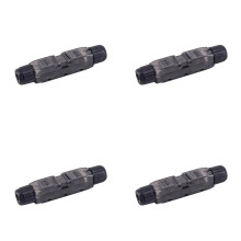 4X RJ45 Cat6A UTP LAN-Kabel, Werkzeugloser Verlängerungsstecker, Netzwerk-Extender, Anschlussadapter, Anschlussbox