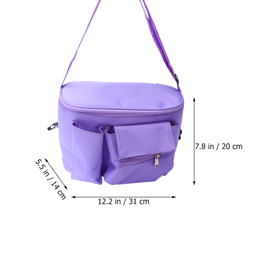 1St Diaper Bag Paars Kinderwagen Multi-Pocket En 1