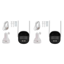 2X Tuya 2K 4MP Beveiligingscamera 2.4G/5G WiFi Al-Detectie IP-Camera CCTV-Videobewakingscamera Life