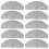Cleanable Microfiber Mop Cloths Replacement Parts for Midea S8+ M7 Pro Robotic Vacuum Cleaner 2