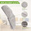 Cleanable Microfiber Mop Cloths Replacement Parts for Midea S8+ M7 Pro Robotic Vacuum Cleaner 4