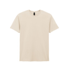 (3XL, Natural) Gildan Unisex Adult Softstyle Plain Cotton T-Shirt