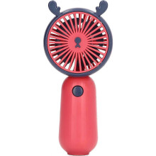 Wiederaufladbarer, tragbarer Outdoor-Ventilator mit USB-Ladefunktion, leiser, akkubetriebener Ventilator mit 3 Geschwindigkeitsstufen f