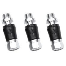 3X Scuba Diving Regulator Adapter 9/16 Thread Connector con sopra Off BCD Valve Medium Pressure Replacement, Style C
